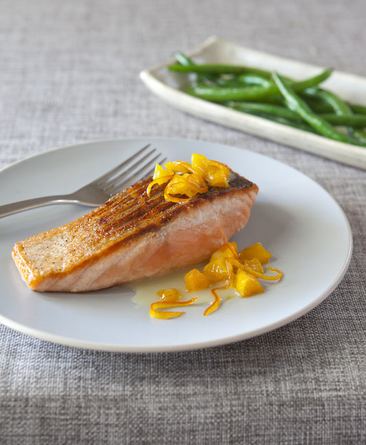 Salmon with Wasabi Mayonnaise