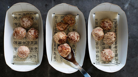 Ginger pork balls